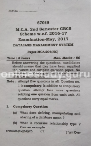 Database Management System May-2017