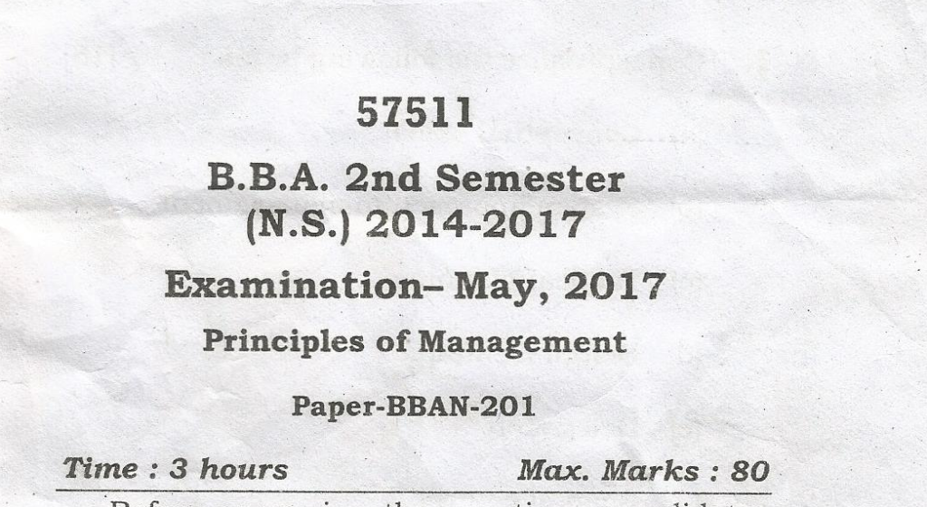 BBA 2nd Semester Mdu Previous Year Papers Download - Onlinestudy.guru